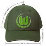Unisex VfL Wolfsburg Baseball Cap Verstellbar Reine Farbe Baseballkappe Mütze