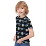 Inter Mailand Jungen Mädchen Kurzarm 3D-Druck T-Shirt Rundhals-Sommerhemd Tops