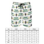 Borussia Mönchengladbach Herren Badehose Schnelltrocknende Strandshorts Mit Tasche Kordelzug Shorts