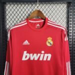 Real Madrid Retro Langarm Away Trikot 2011-2012 - Rot
