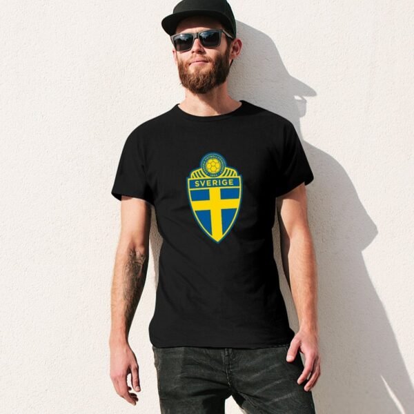 Schweden Stretch Slim Cneck Gildan Tee T-Shirt Herren