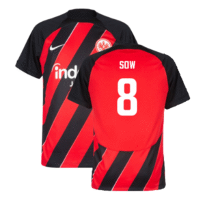 Eintracht Frankfurt Djibril Sow 8 Home Trikot 2023-2024