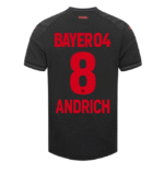 Bayer Leverkusen Robert Andrich 8 Home Trikot 2023-2024