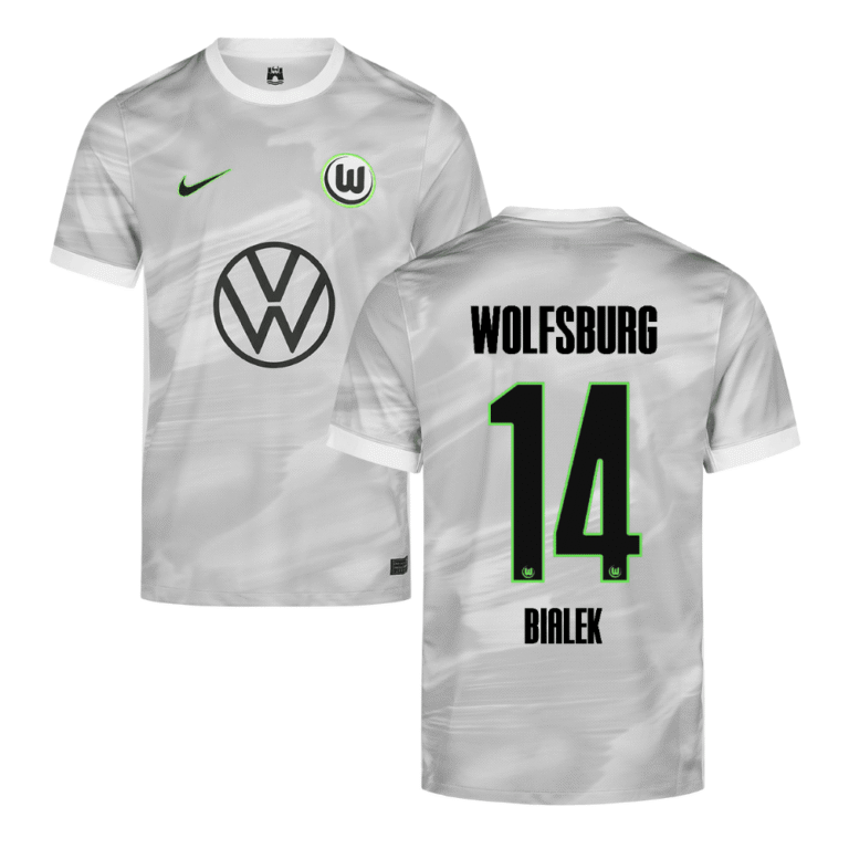 VFL Wolfsburg Bartosz Bialek 14 Away Trikot 2025-2026
