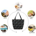 Newcastle United Frauen Tragetasche Oxford-Stoff Einkaufsbeutel Tote Bag