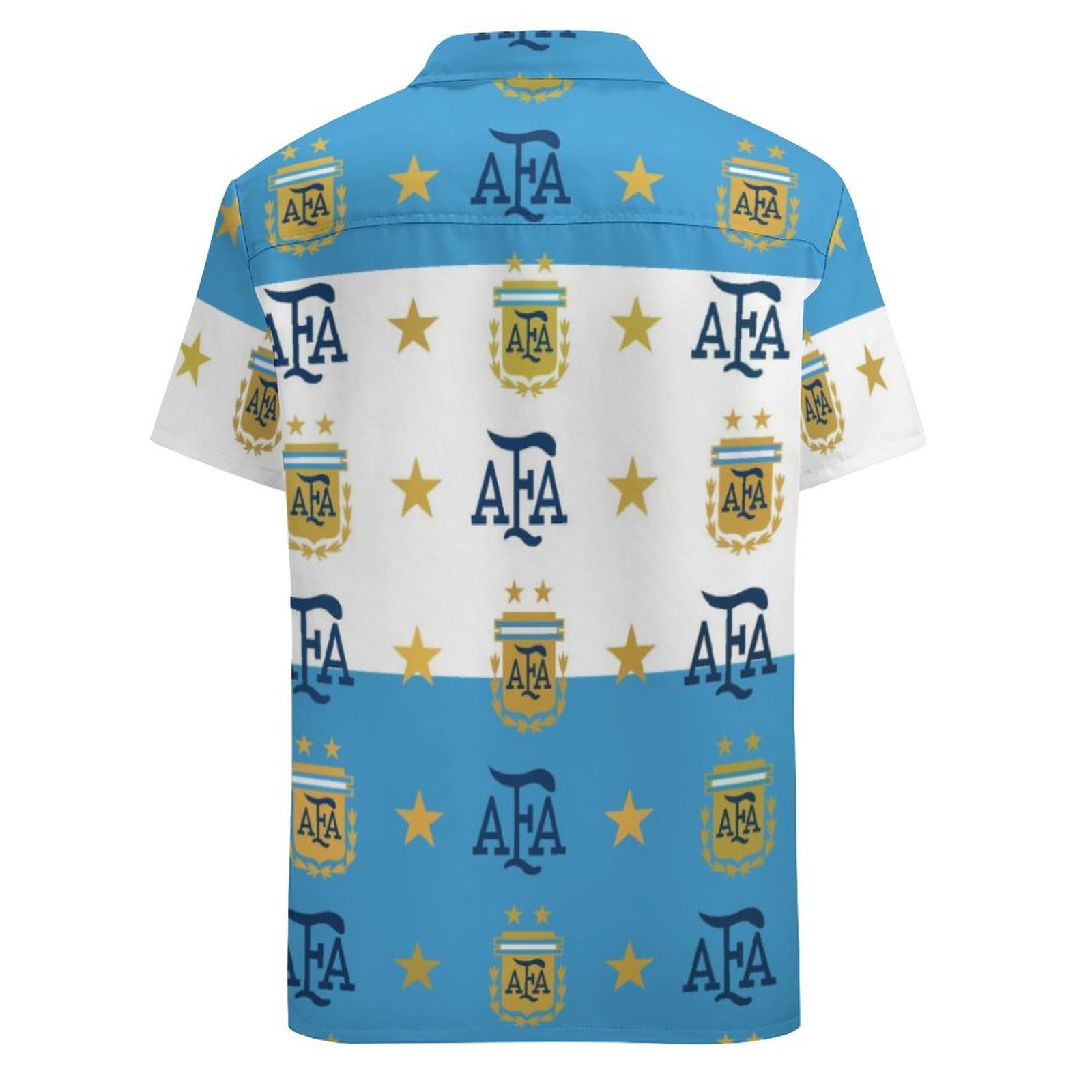 Argentinien Kurzärmelige Herrenhemden, Passform Sommer Kurzarm Casual Button-Down Hemden Argentinien Kurzärmelige Herrenhemden, Passform Sommer Kurzarm Casual Button-Down Hemden
