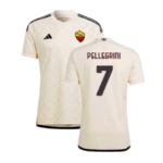 AS Rom Lorenzo Pellegrini 7 Away Trikot 2023-2024