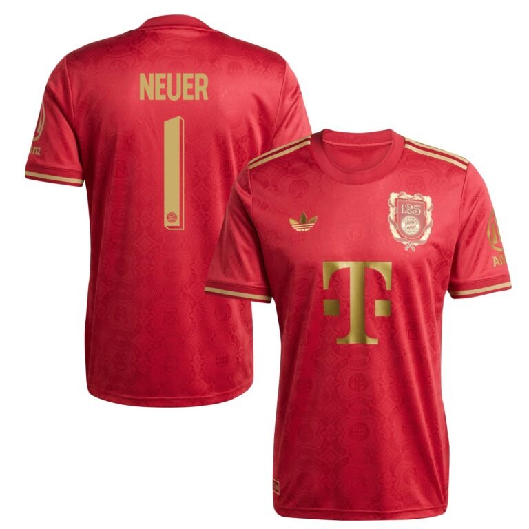 FC Bayern München 125 Jahre Manuel Neuer 1 Jubiläumstrikot 2024-2025