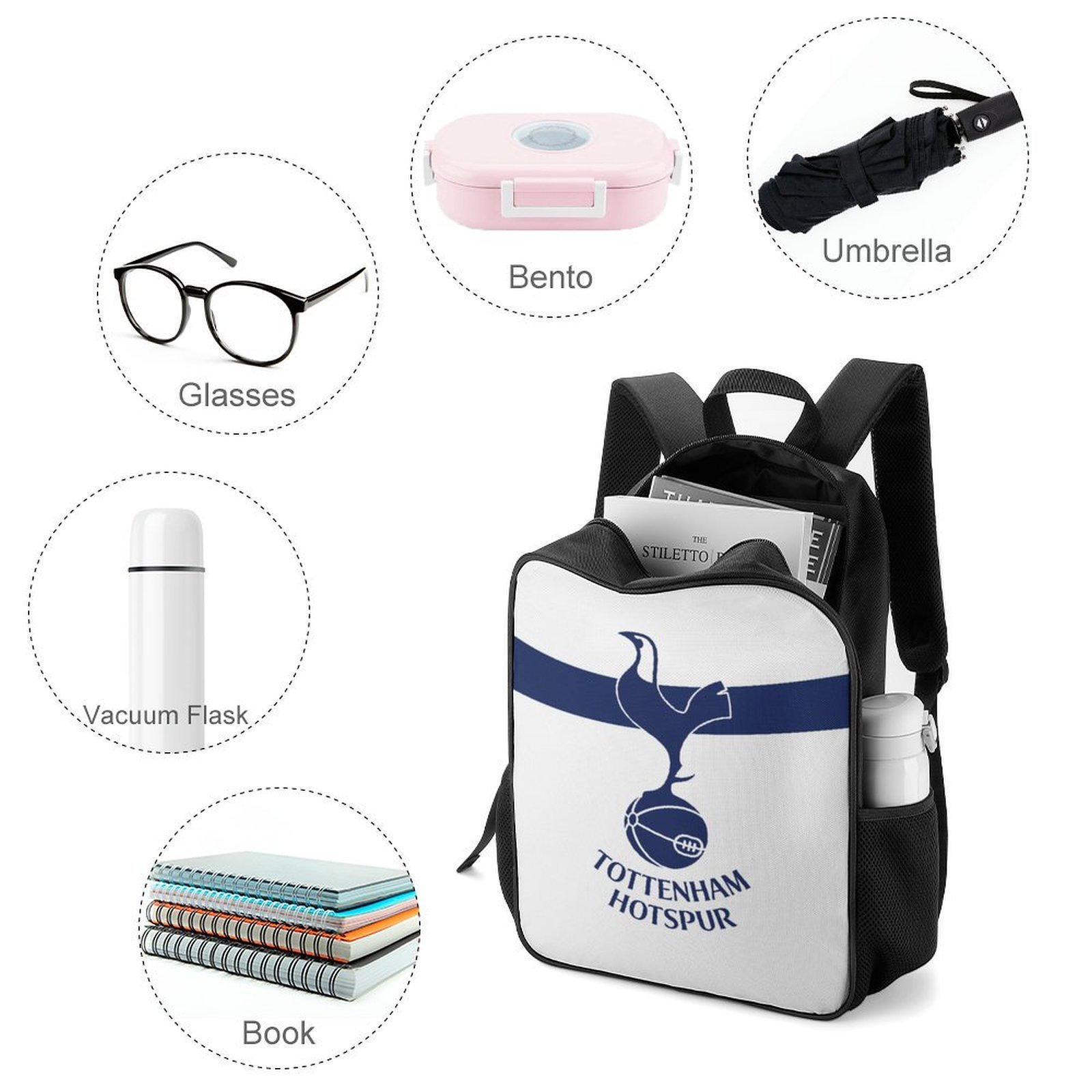 Tottenham Hotspur Kinderschultaschen Rucksäcke Für Jungen Und Mädchen Tottenham Hotspur Kinderschultaschen Rucksäcke Für Jungen Und Mädchen
