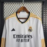 Real Madrid Langarm Home Trikot 2023-2024 - Weiß