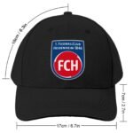Unisex FC Heidenheim Baseball Cap Verstellbar Reine Farbe Baseballkappe Mütze