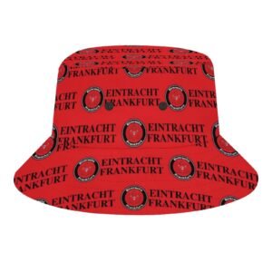 Eintracht Frankfurt Karomuster Sommer Sonnenhut Reversible Bucket Hat
