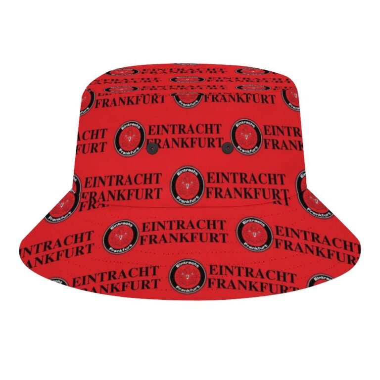 Eintracht Frankfurt Karomuster Sommer Sonnenhut Reversible Bucket Hat