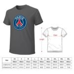Paris Saint-Germain Core Stretch Slim Cneck Gildan Tee T-Shirt Herren