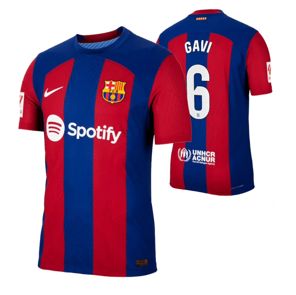 FC Barcelona Gavi 6 Home Trikot 2023-2024 FC Barcelona Gavi 6 Home Trikot 2023-2024