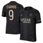 Paris Saint-Germain Gonçalo Ramos 9 Third Trikot 2023-2024