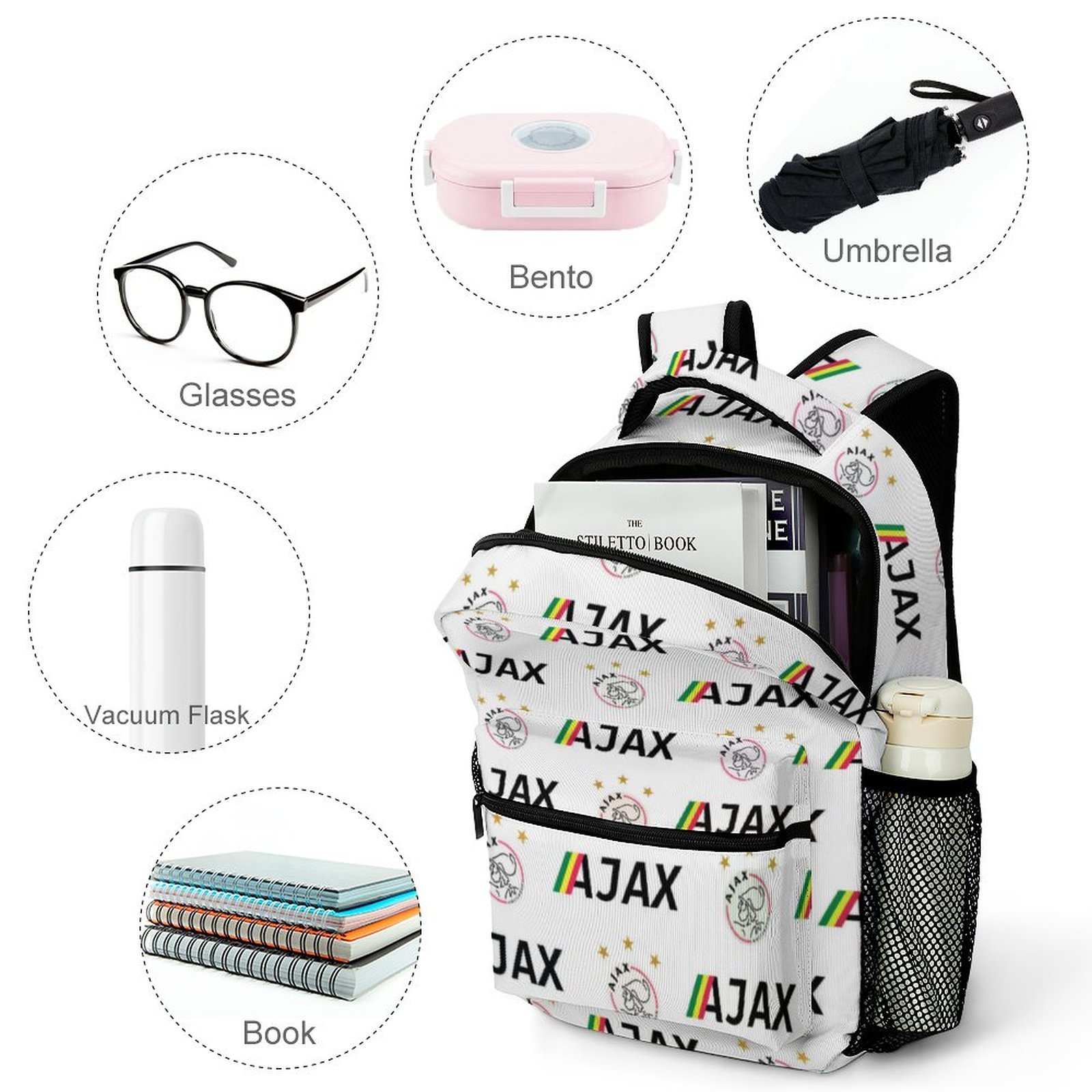 Ajax Kinderschultaschen Rucksäcke Für Jungen Und Mädchen Ajax Kinderschultaschen Rucksäcke Für Jungen Und Mädchen
