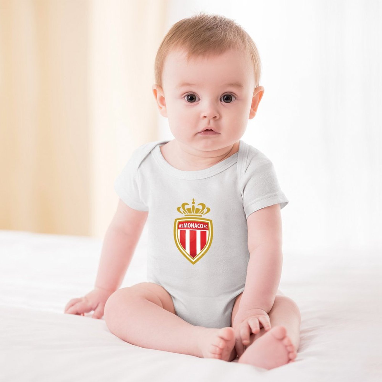 AS Monaco Baby Bodysuit Strampler Schlafanzug Mit Kurzen Ärmeln AS Monaco Baby Bodysuit Strampler Schlafanzug Mit Kurzen Ärmeln