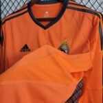 Real Madrid Retro Langarm Third Trikot 2013-2014 - Orange