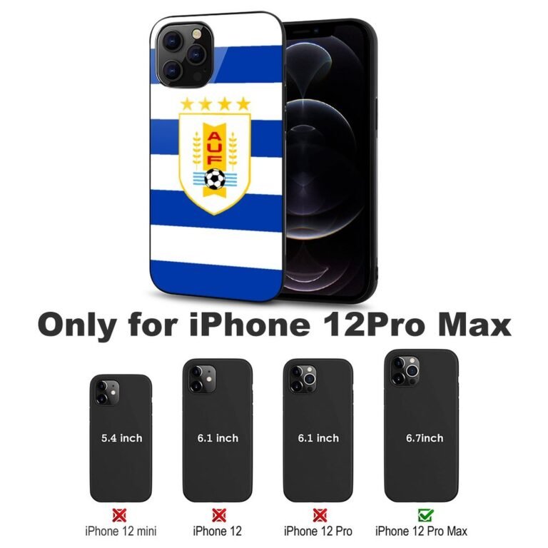 Uruguay Stoßfest Glaskasten Handyhüllen & Cover Für IPhone 12