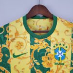 Brasilien Blumen Sonderausgabe Trikot 2022-2023 - Gelb