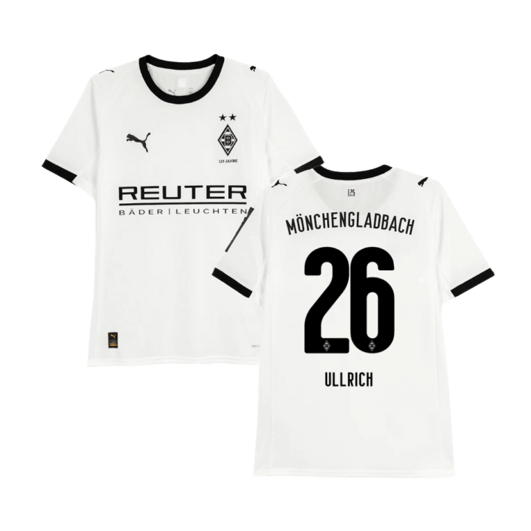 Borussia Monchengladbach Lukas Ullrich 26 Home Trikot 2025-2026