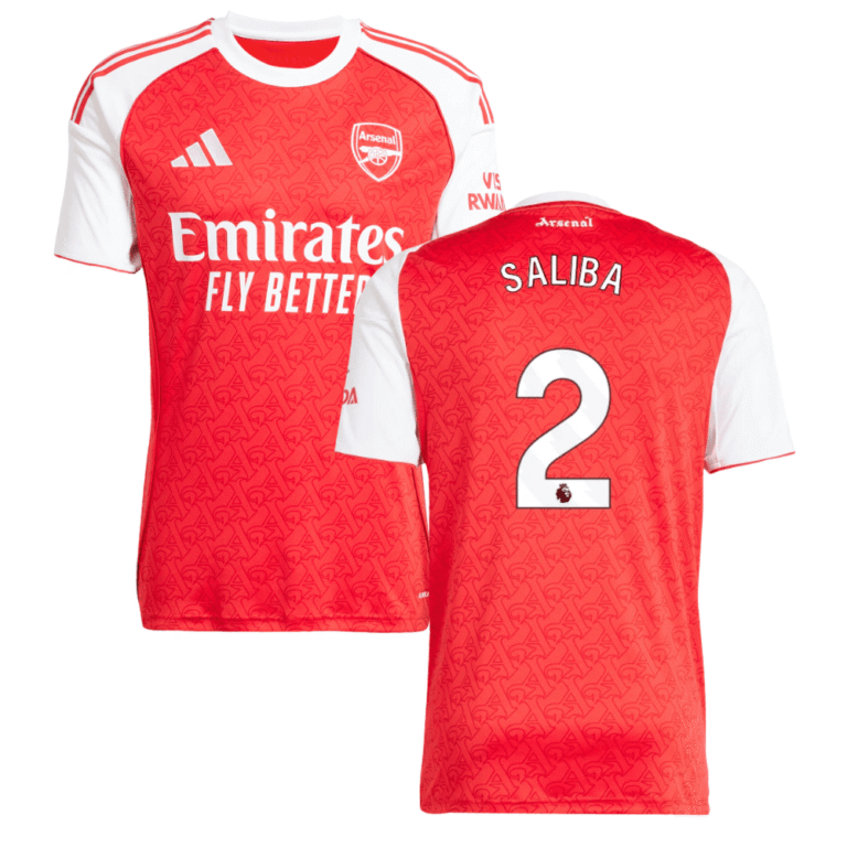 Arsenal William Saliba 2 Home Trikot 2025-2026