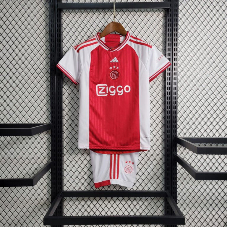 Ajax Heimtrikot Kinder Mini Kit 2023-2024