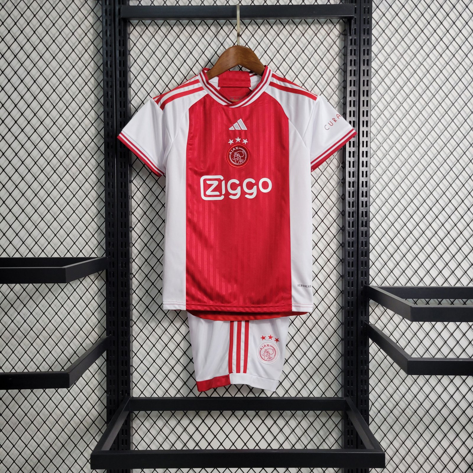 Ajax Heimtrikot Kinder Mini Kit 2023-2024 Ajax Heimtrikot Kinder Mini Kit 2023-2024