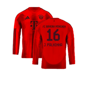 FC Bayern München João Palhinha 16 Langarm Home Trikot 2024-2025