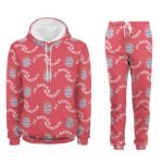 Bayern München Lässiges Sweatshirt-Set 2 Sätze Kapuzen-Sweatpants