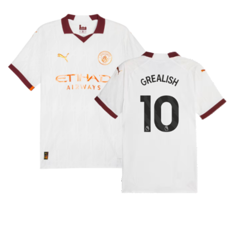 Man City Jack Grealish 10 Away Trikot 2023-2024