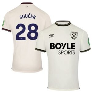 West Ham United Tomas Souček 28 Away Trikot 2025-2026