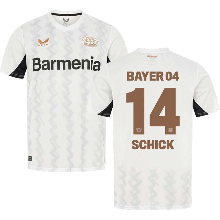 Bayer Leverkusen Patrik Schick 14 Away Trikot 2024-2025
