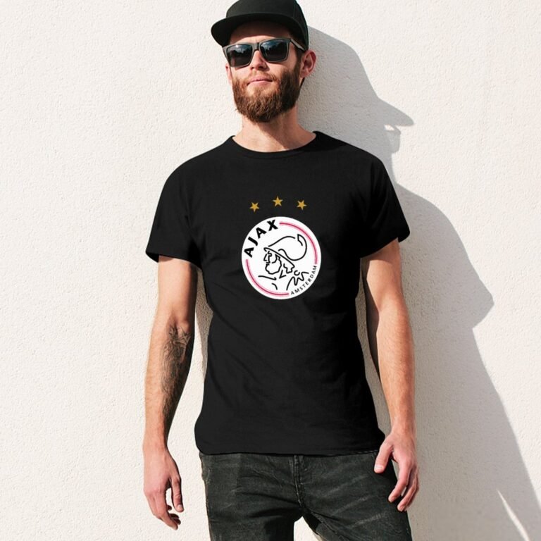 Ajax Stretch Slim Cneck Gildan Tee T-Shirt Herren