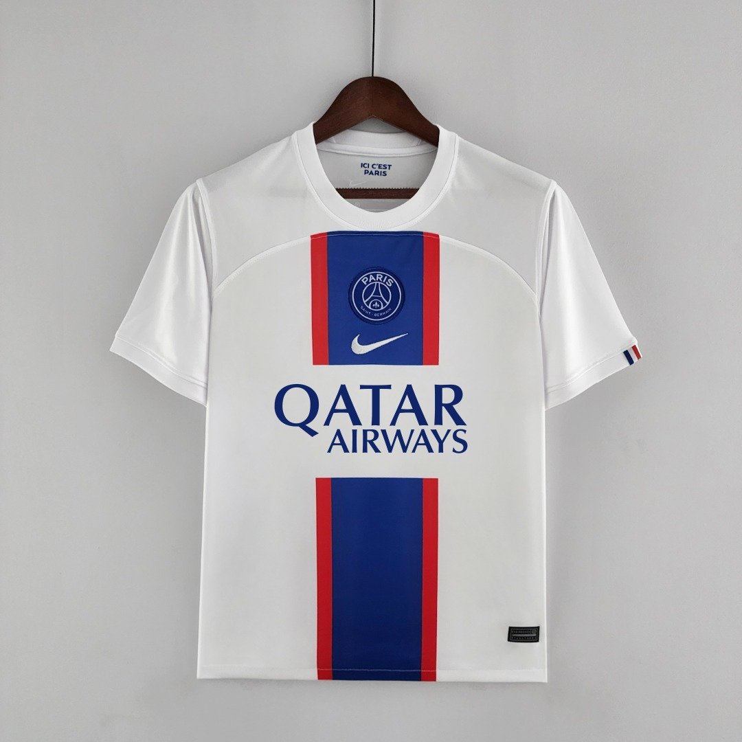 PSG Kylian Mbappe 7 Third UCL Trikot 2022-2023 PSG Kylian Mbappe 7 Third UCL Trikot 2022-2023