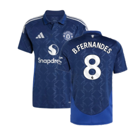 Manchester United Bruno Fernandes 8 Away Trikot 2024-2025