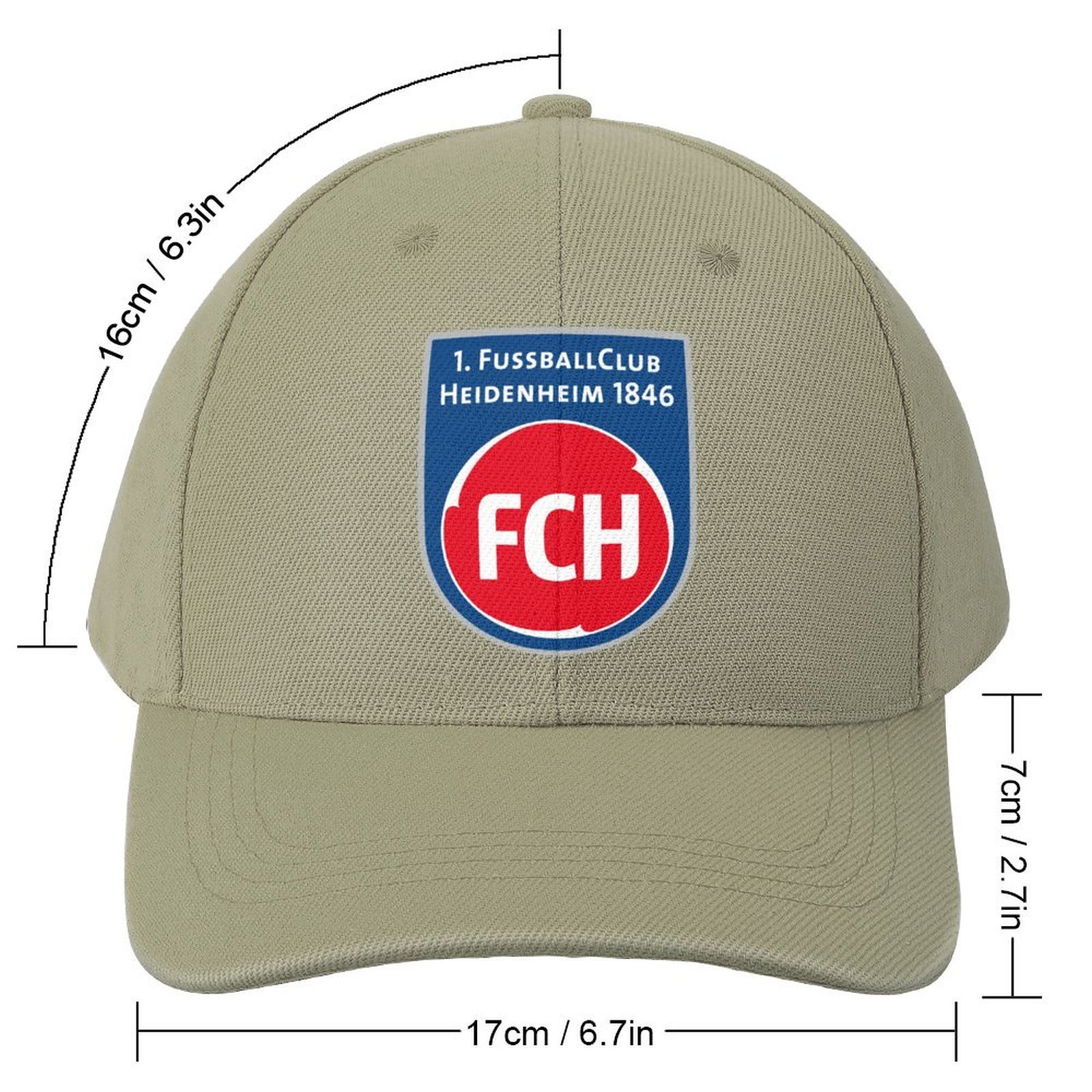 Unisex FC Heidenheim Baseball Cap Verstellbar Reine Farbe Baseballkappe Mütze Unisex FC Heidenheim Baseball Cap Verstellbar Reine Farbe Baseballkappe Mütze
