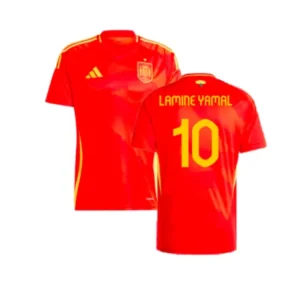 Spanien Lamine Yamal 10 Home Trikot 2024-2025