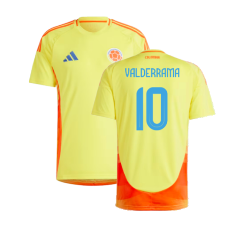 Kolumbien Carlos Valderrama 10 Home Trikot 2024-2025
