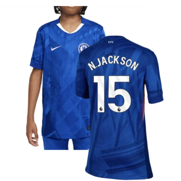 Chelsea Nicolas Jackson 15 Heimtrikot Kinder Mini Kit 2025-2026