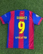 FC Barcelona Luis Suárez 9 Retro Home Trikot 2014-2015