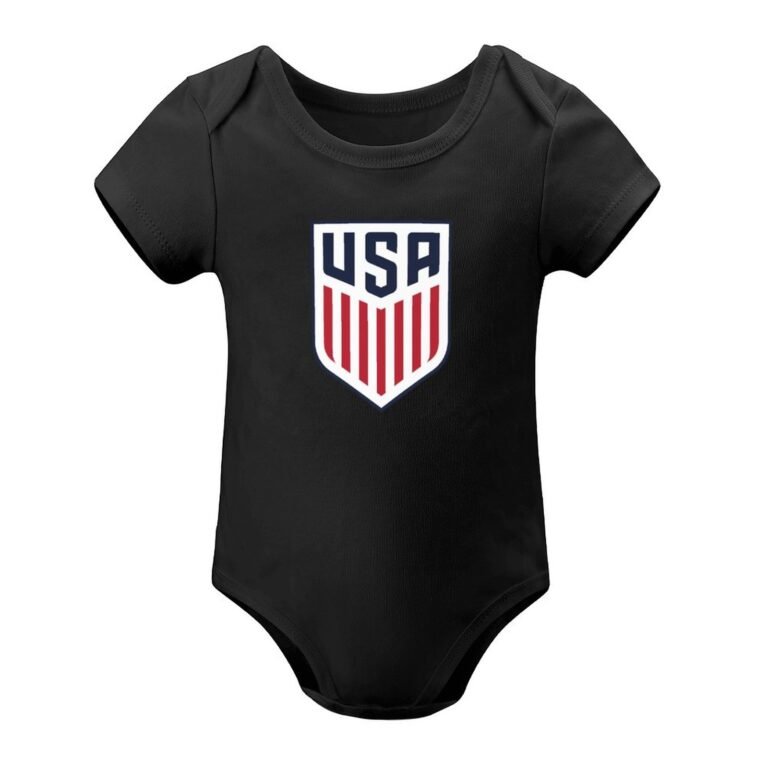 Vereinigten Staaten Baby Bodysuit Strampler Schlafanzug Mit Kurzen Ärmeln