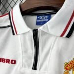 Manchester United Retro Away Trikot 1998-1999 - Weiß