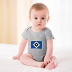 Hamburger SV Baby Bodysuit Strampler Schlafanzug Mit Kurzen Ärmeln