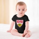 VfB Stuttgart Baby Bodysuit Strampler Schlafanzug Mit Kurzen Ärmeln