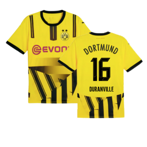 Borussia Dortmund Julien Duranville 16 Cup Trikot 2024-2025
