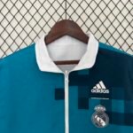 Real Madrid Beidseitig Verwendbar Anthem Jacke 2024-2025 - Blau Weiß