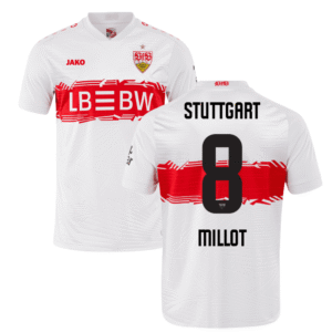 VfB Stuttgart Enzo Millot 8 Home Trikot 2025-2026