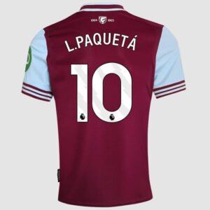 West Ham United Lucas Paquetá 10 Home Trikot 2024-2025